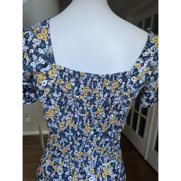 Vans Deco Ditsy Blue Floral Dress - Women's Small - Picture 6 of 10